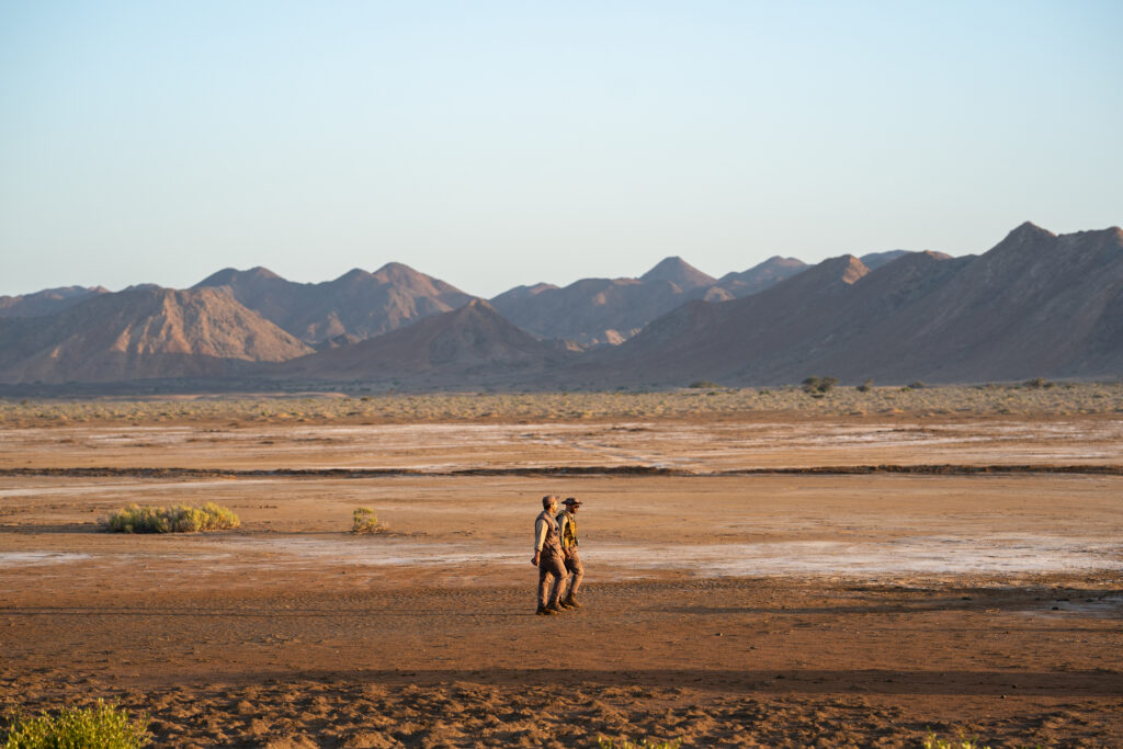 Rangers on foot patrol